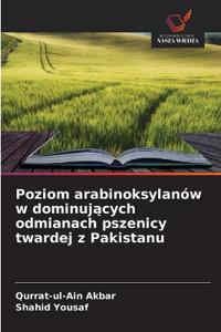 Poziom arabinoksylanów w dominujacych odmianach pszenicy twardej z Pakistanu