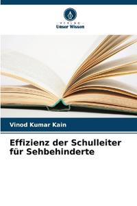 Effizienz der Schulleiter für Sehbehinderte