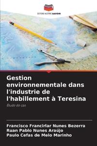 Gestion environnementale dans l'industrie de l'habillement à Teresina
