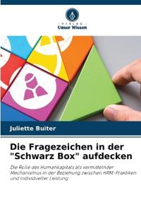 Die Fragezeichen in der "Schwarz Box" aufdecken