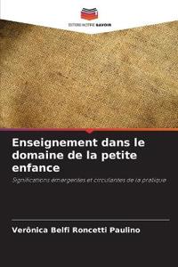 Enseignement dans le domaine de la petite enfance
