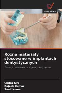Różne materialy stosowane w implantach dentystycznych