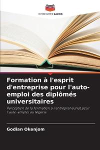 Formation à l'esprit d'entreprise pour l'auto-emploi des diplômés universitaires