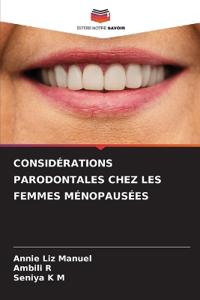 Considérations Parodontales Chez Les Femmes Ménopausées