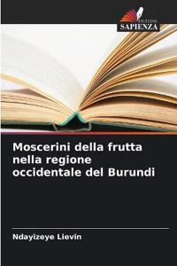 Moscerini della frutta nella regione occidentale del Burundi