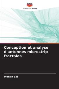 Conception et analyse d'antennes microstrip fractales