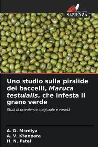 Uno studio sulla piralide dei baccelli, Maruca testulalis, che infesta il grano verde