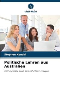 Bokomslag for "Politische Lehren aus Australien"
