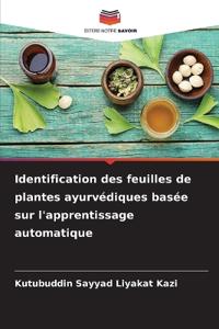 Identification des feuilles de plantes ayurvédiques basée sur l'apprentissage automatique