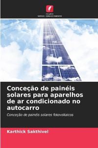 Conceção de painéis solares para aparelhos de ar condicionado no autocarro