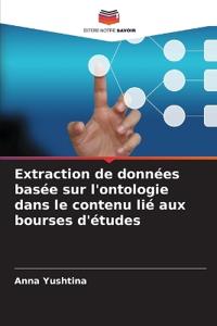 Extraction de données basée sur l'ontologie dans le contenu lié aux bourses d'études