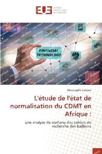 L'étude de l'état de normalisation du CDMT en Afrique