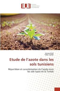 Etude de l'azote dans les sols tunisiens