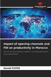 Impact of opening channels and FDI on productivity in Morocco