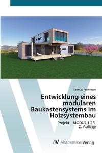 Entwicklung eines modularen Baukastensystems im Holzsystembau