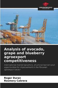 Analysis of avocado, grape and blueberry agroexport competitiveness