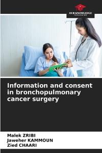 Information and consent in bronchopulmonary cancer surgery