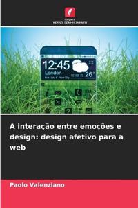 A interação entre emoções e design: design afetivo para a web