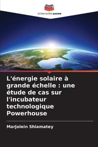 L'énergie solaire à grande échelle