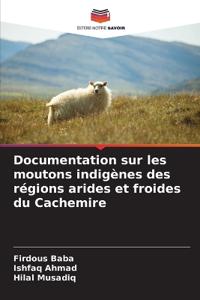 Documentation sur les moutons indigènes des régions arides et froides du Cachemire