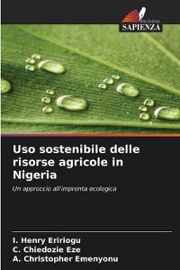 Uso sostenibile delle risorse agricole in Nigeria