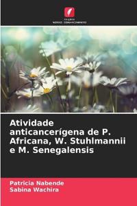 Atividade anticancerígena de P. Africana, W. Stuhlmannii e M. Senegalensis