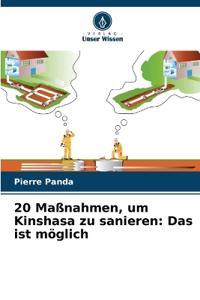 20 Maßnahmen, um Kinshasa zu sanieren