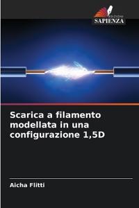 Scarica a filamento modellata in una configurazione 1,5D
