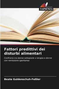 Fattori predittivi dei disturbi alimentari