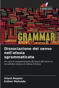 Dissociazione del senso nell'afasia sgrammaticata