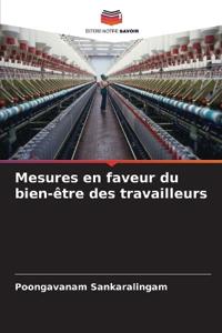 Mesures en faveur du bien-être des travailleurs