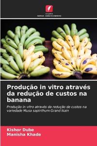 Produção in vitro através da redução de custos na banana