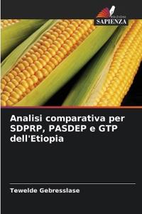 Analisi comparativa per SDPRP, PASDEP e GTP dell'Etiopia