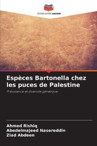 Espèces Bartonella chez les puces de Palestine