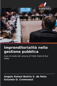 Imprenditorialità nella gestione pubblica