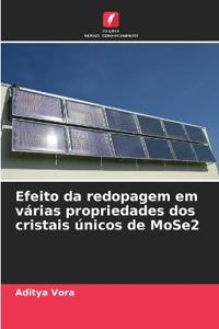 Efeito da redopagem em várias propriedades dos cristais únicos de MoSe2