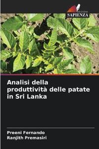 Analisi della produttività delle patate in Sri Lanka