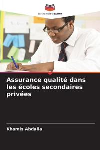 Assurance qualité dans les écoles secondaires privées