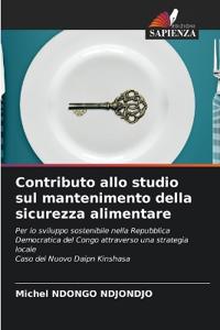 Bokomslag för "Contributo allo studio sul mantenimento della sicurezza alimentare"