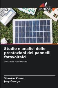 Studio e analisi delle prestazioni dei pannelli fotovoltaici
