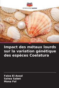 Impact des métaux lourds sur la variation génétique des espèces Coelatura