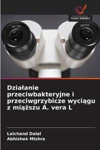 Dzialanie przeciwbakteryjne i przeciwgrzybicze wyciągu z miąższu A. vera L