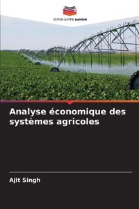 Analyse économique des systèmes agricoles