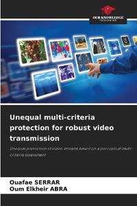 Unequal multi-criteria protection for robust video transmission