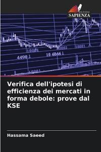 Verifica dell'ipotesi di efficienza dei mercati in forma debole
