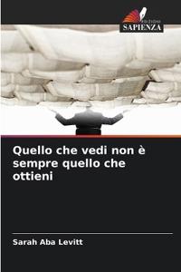 Quello che vedi non è sempre quello che ottieni