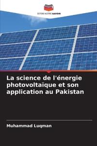 La science de l'énergie photovoltaïque et son application au Pakistan