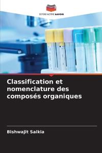 Classification et nomenclature des composés organiques