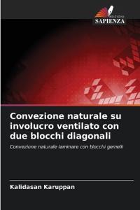 Convezione naturale su involucro ventilato con due blocchi diagonali