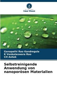 Selbstreinigende Anwendung von nanoporösen Materialien